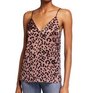 Cami NYC Leopard Print Tank Top - Pink and Black